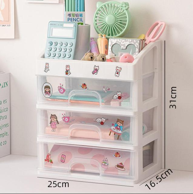 Lisslune | Tidy Tower Desk Organizer Storage Box