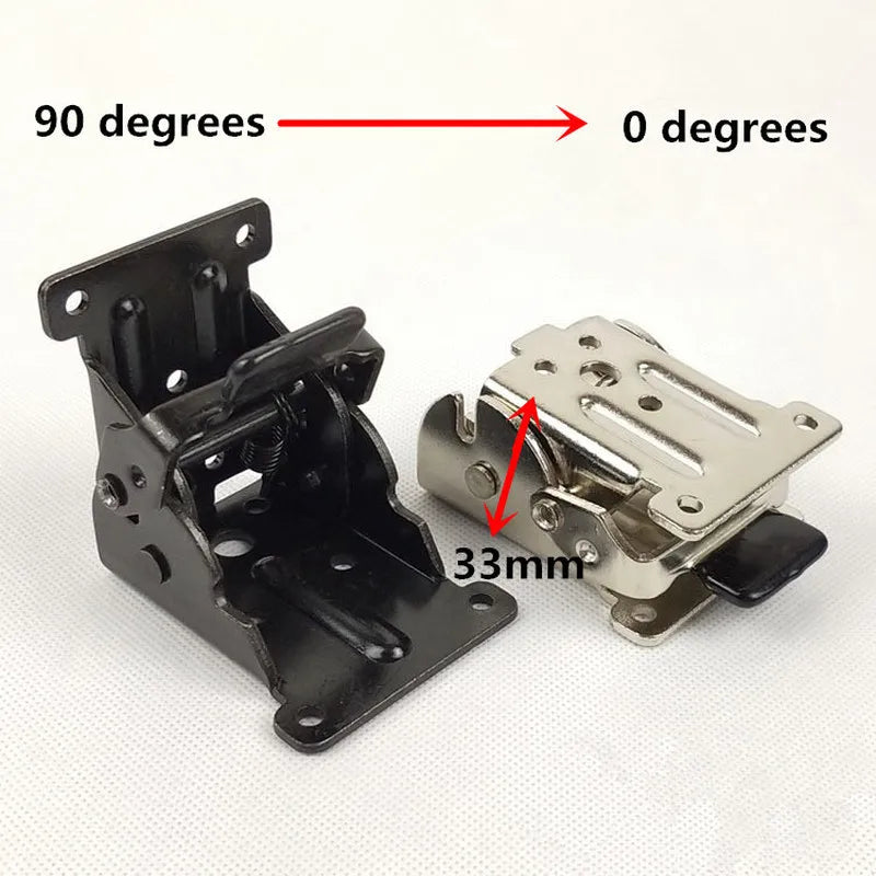 Lisslune | 2Pcs Foldable Self-Locking Hinges