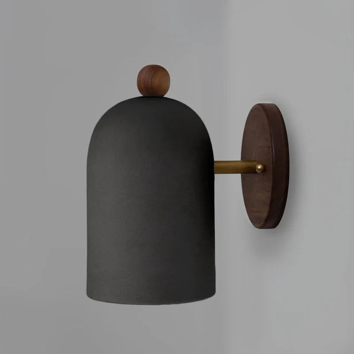 Lisslune | TimberSoul – Wabi-Sabi Walnut Wall Lamp for Natural Ambience
