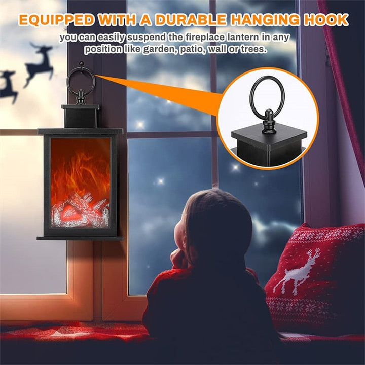 Lisslune | Inferno Portable Fireplace Night Lamp