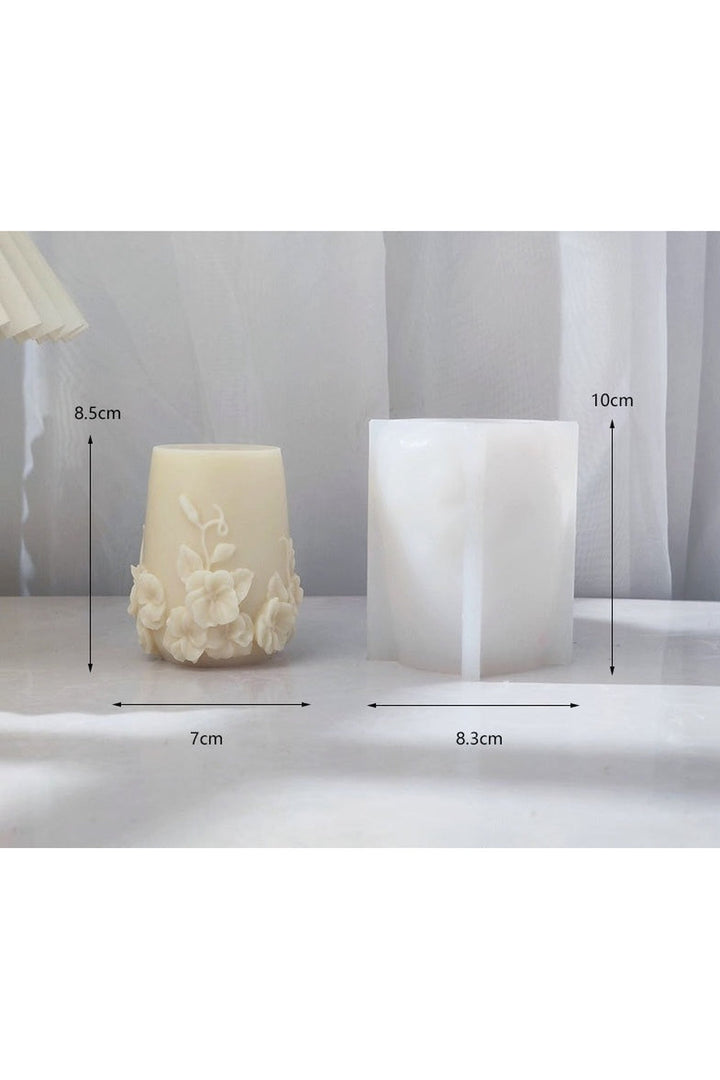 Lisslune | Rattan Flower Candle Shape