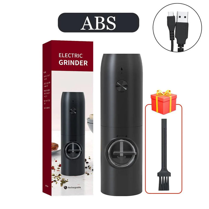 Lisslune | USB rechargeable electric salt and pepper grinder with customizable grinding options - Must-Have kitchen gadget
