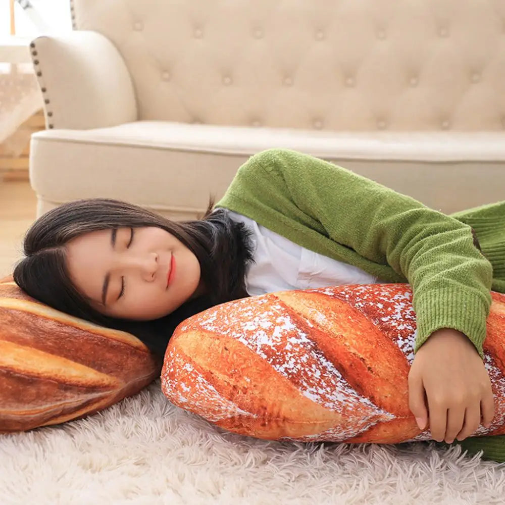 Lisslune | Large Bread Soft Washable Plush Pillow