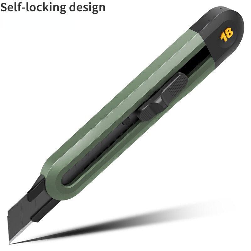 Lisslune | Deli Black SK2 Steel Utility Knife: The ultimate solution for precise cutting