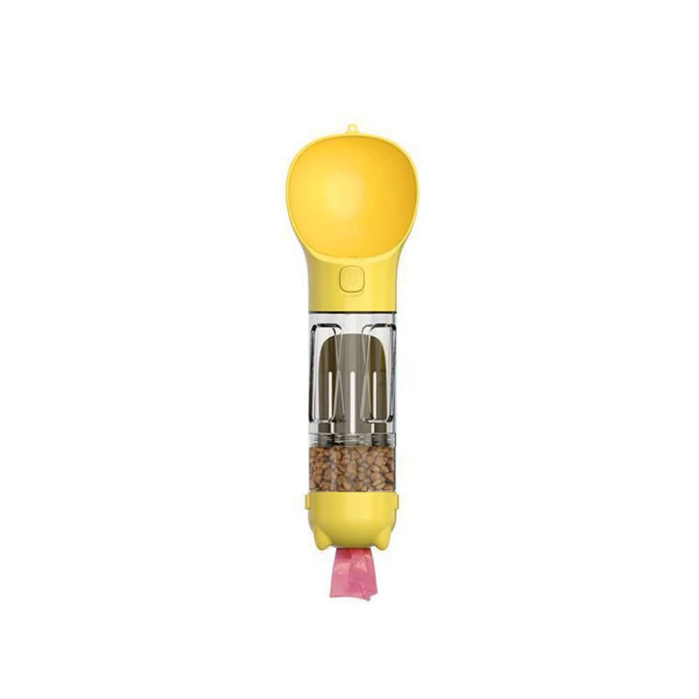 Lisslune | Snackbuddy Pro – 2-in-1 Water & Food Bottle with Poop Bag Holder