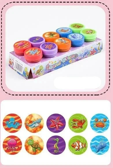 Lisslune | Colorful DIY Kids Stamp (10 pieces)