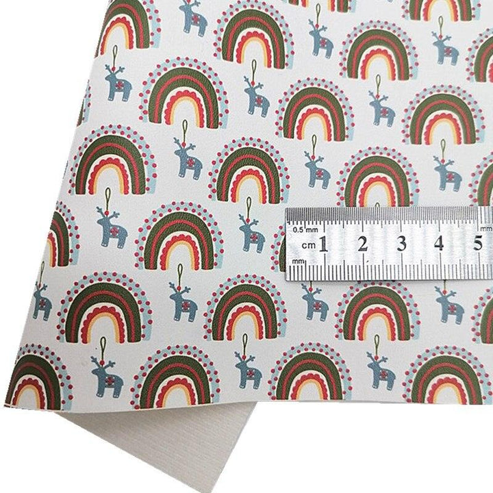 Lisslune | Luxury Rainbow Gingerbread Synthetic Leather Craft Set - 21x29CM