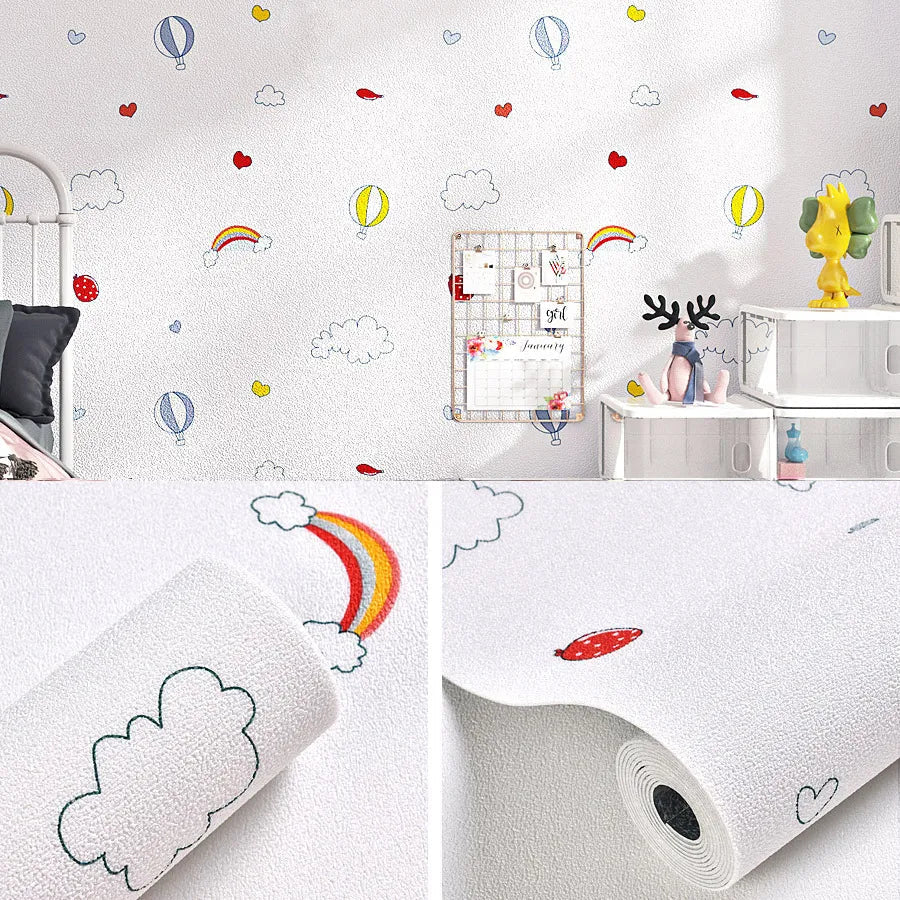 Lisslune | 3D Linen Self-Adhesive Waterproof Wall Sticker