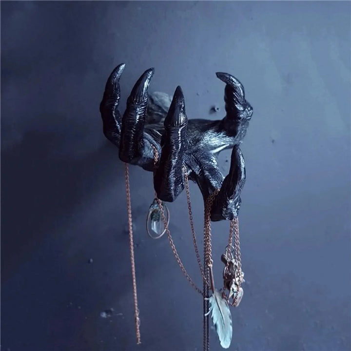 Rynx | Witch Hand Witch Decor Wall Hanging Statues Creative Wall Decoration Resin Aesthetic Art Sculpture Retro Wall Witch Hand Decoration