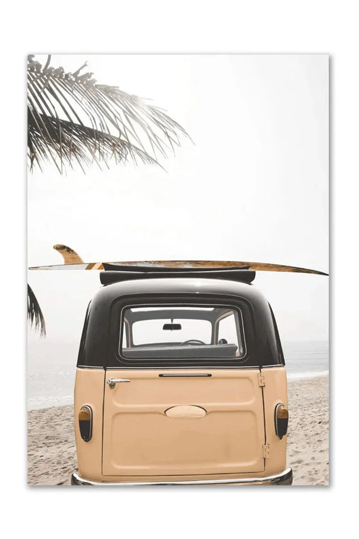 Lisslune | Surf & Travel Canvas Poster