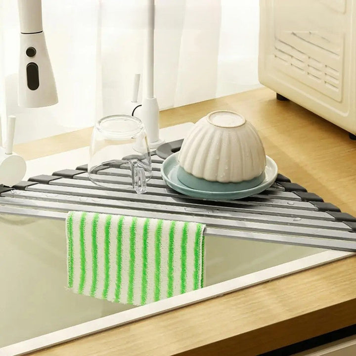 Lisslune | Triangle Slip-Resistant Sink Corner Storage Shelf Rack