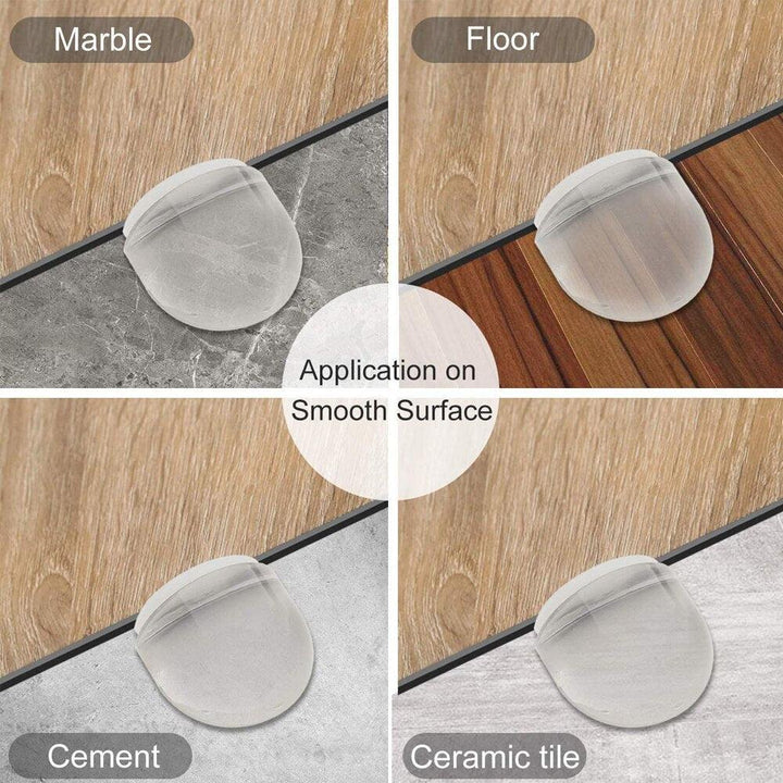 Lisslune | Invisible Wall Protection Doorstop Set - 4 Pack