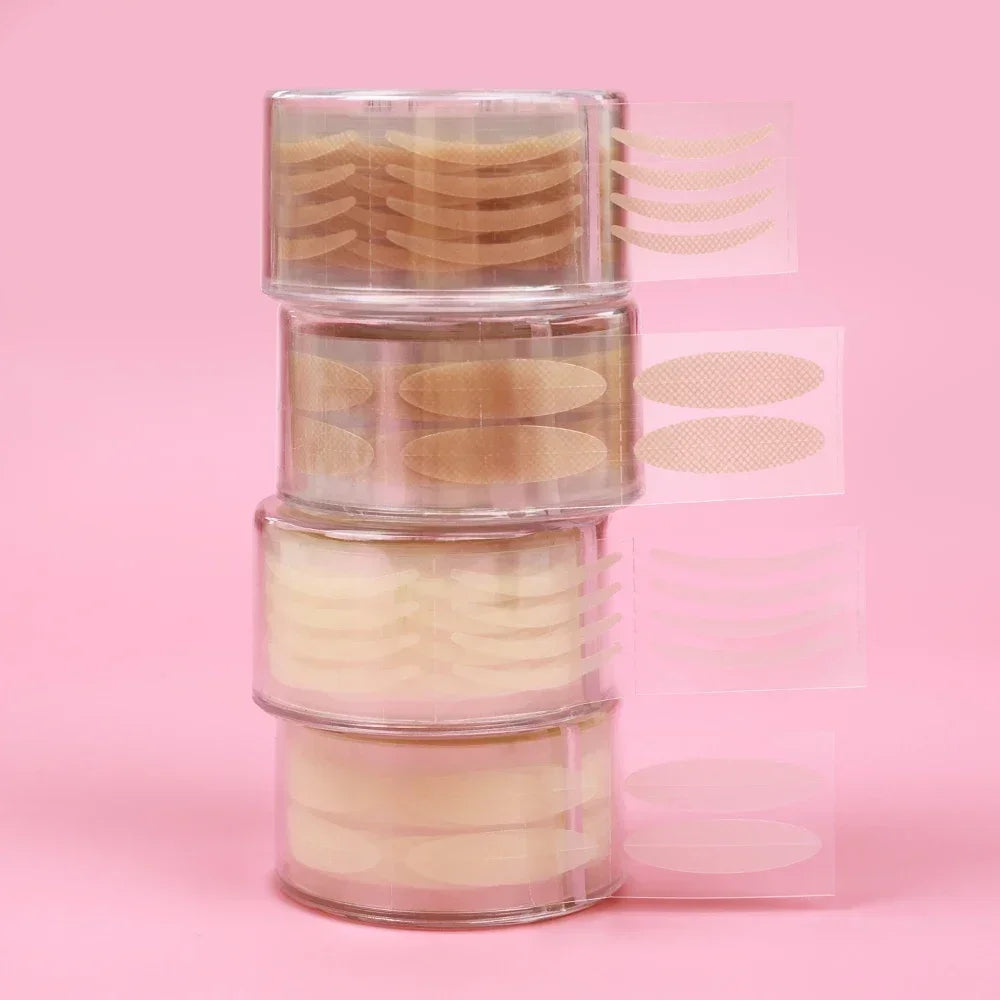 Rynx | Invisible double eyelid stickers 2400 pieces premium eye lifting strips Self-adhesive double eyelid tapes Clear beige eye tapes Makeup tool