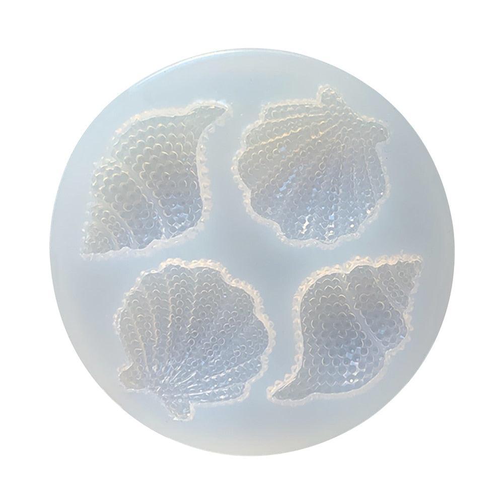 Lisslune | Artistic Shell and Cone Silicone Mold Set for Gourmet Baking Creations