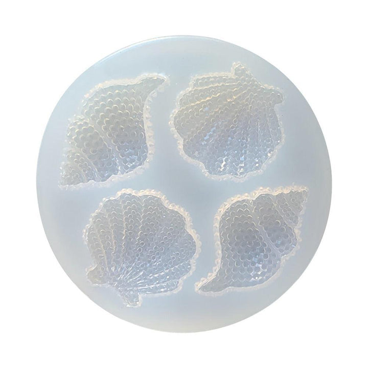 Lisslune | Artistic Shell and Cone Silicone Mold Set for Gourmet Baking Creations