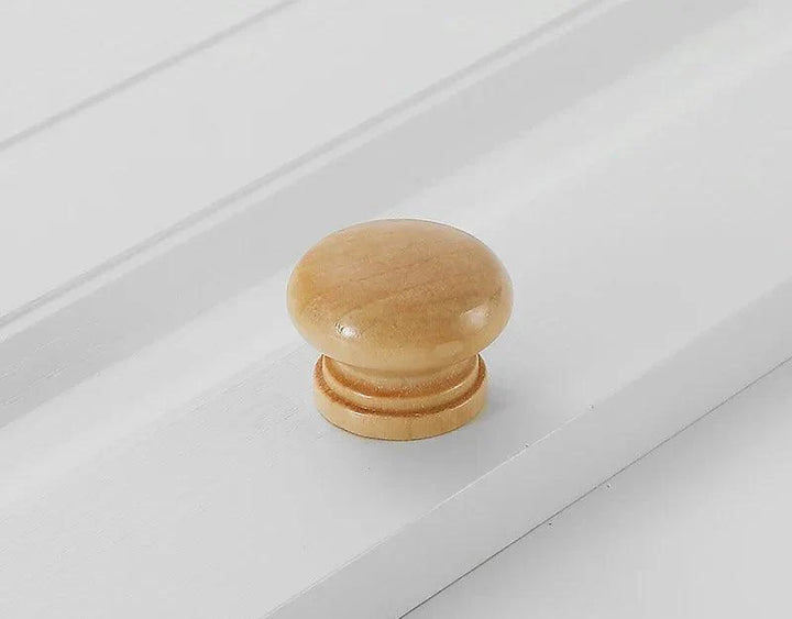 Lisslune | Chic Wooden Cabinet Knobs - Distinctive Walnut & Beech Drawer Handles for Elegant Home Interiors