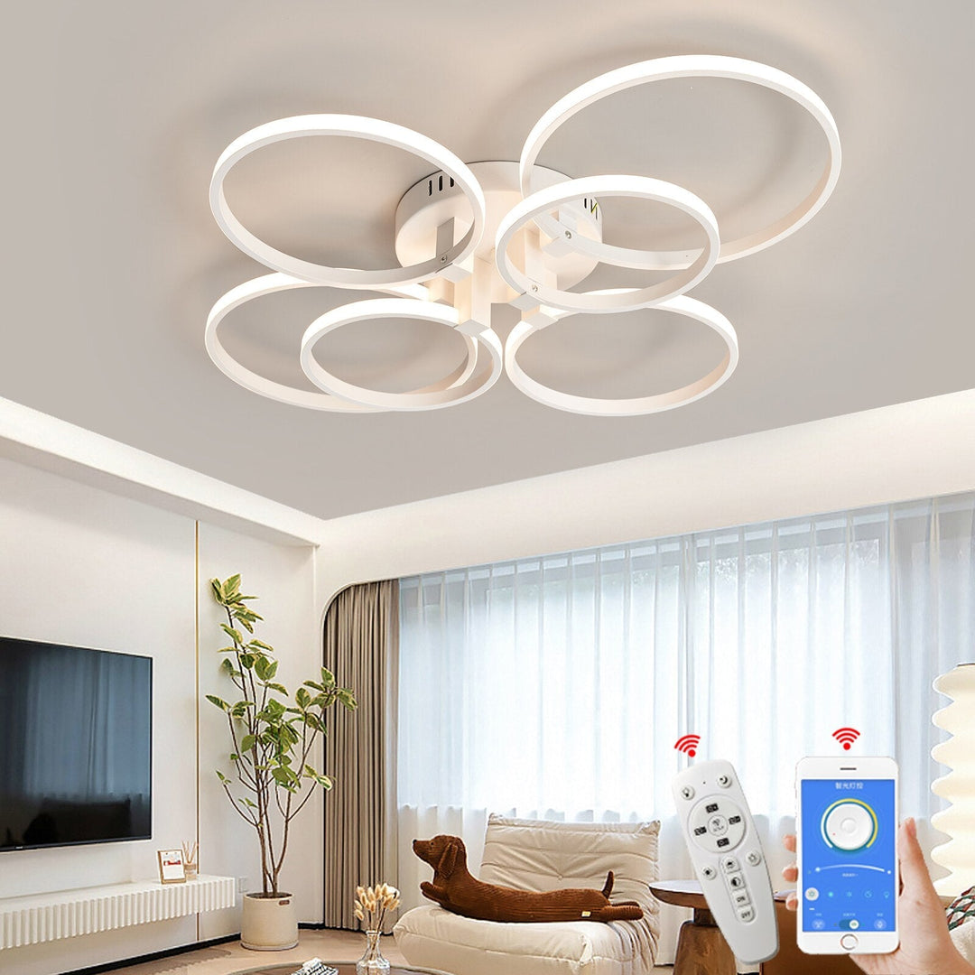 Lisslune | Modern Art Shapes Smart Home LED Chandelier