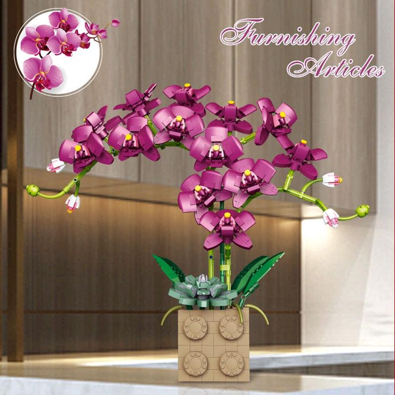 Lisslune | Create your own beautiful orchid bouquet with this DIY flower craft kit