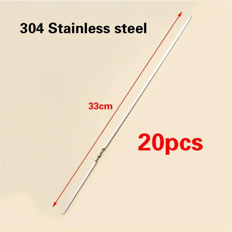 Lisslune | Ultimate Stainless Steel Skewer Set for Perfect Outdoor Grilling