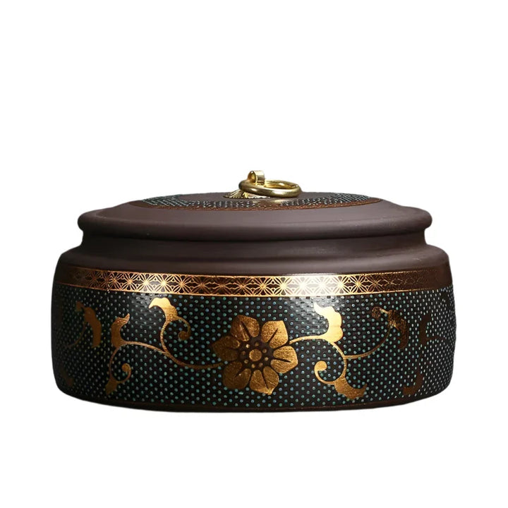 Lisslune | Premium Purple Tone Tea Storage Container for Optimal Pu'er Tea Storage