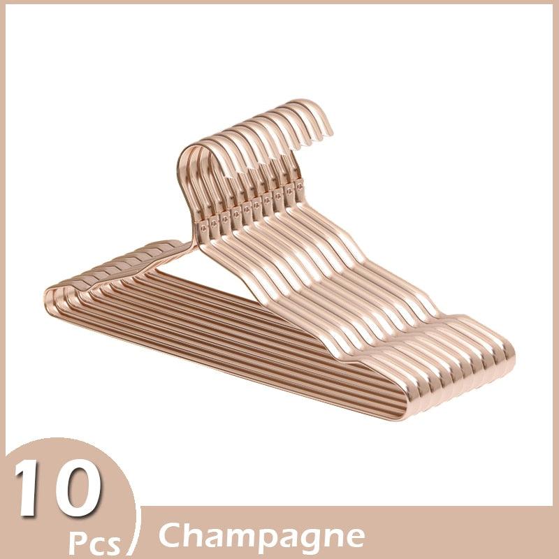 Lisslune | Luxury Aluminum Alloy Hangers - Set of 10
