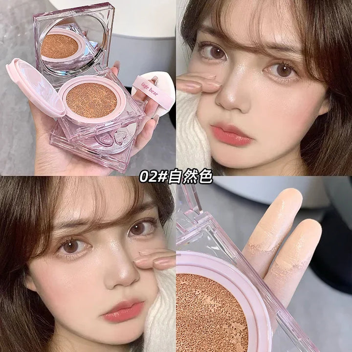 Rynx | Concealer Face Foundation Full Coverage Air Cushion BB Cream Skin Tone Brightening Against Bear Light Natural Liquid Foundation Makeup