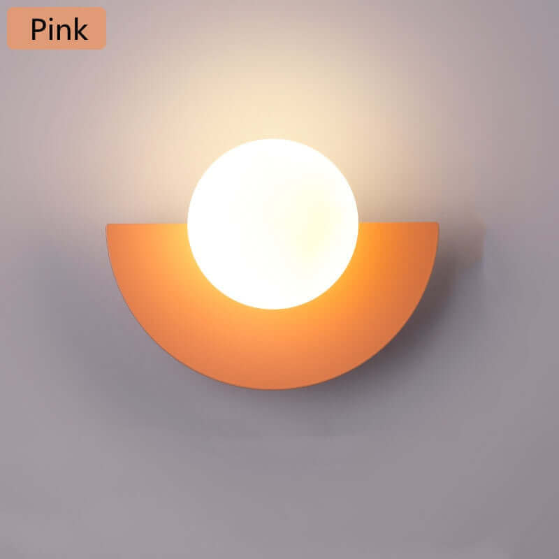 Lisslune | Half Moon Metal Wall Light. Available in 2 different sizes and various colors.