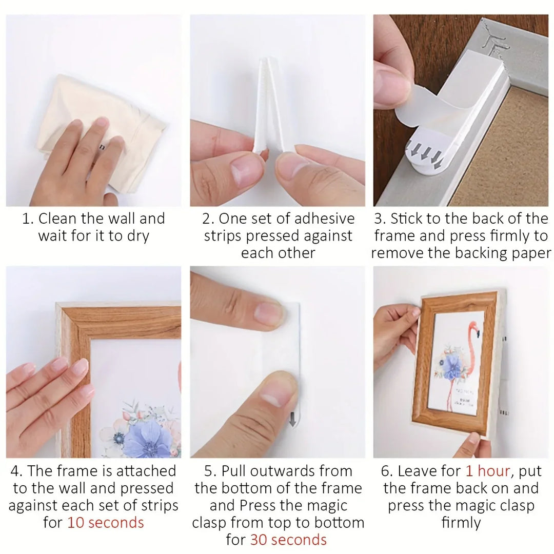 Lisslune | Self-Adhesive Damage-Free Wall Hanging Strips