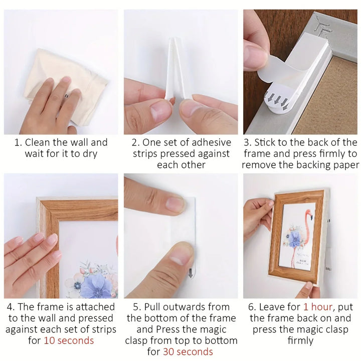 Lisslune | Self-Adhesive Damage-Free Wall Hanging Strips