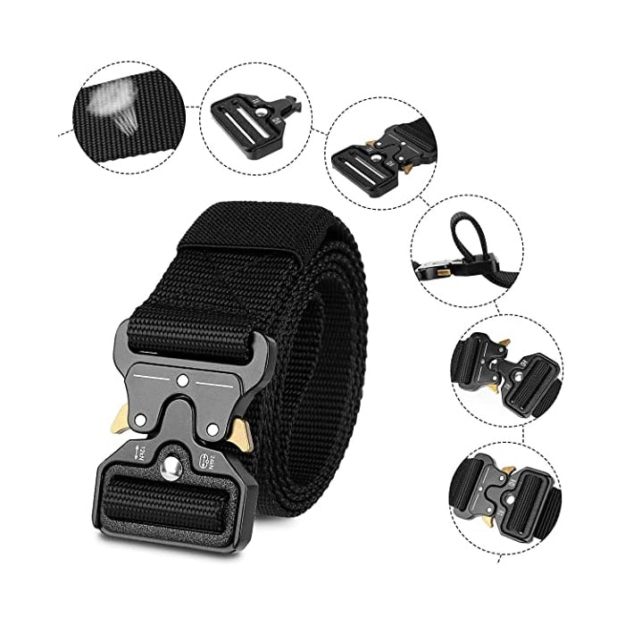 Lisslune | Adjustable Men Nylon Outdoor Hiking Belt