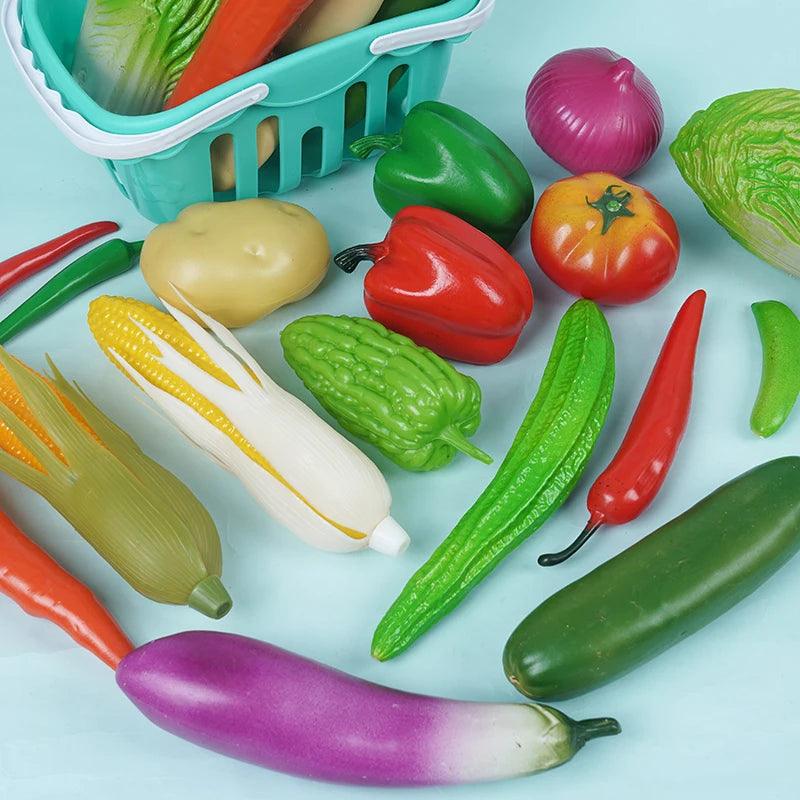 Lisslune | Realistic Red Pepper & Carrot Decorative Props: 2-Piece Artificial Vegetable Set for Dining and Photography