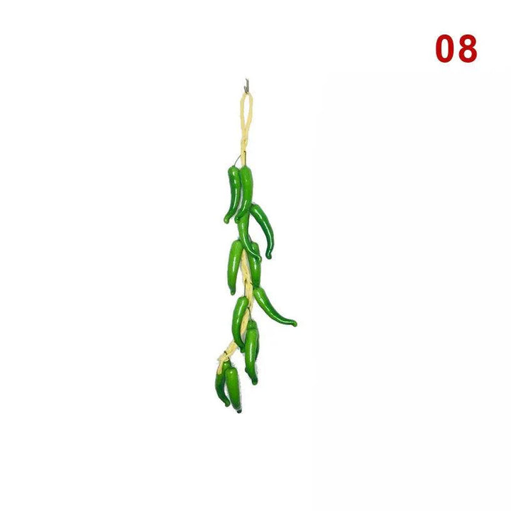 Lisslune | Realistic Hanging Foam Fruit and Seafood Decoration for Home and Event Enhancement