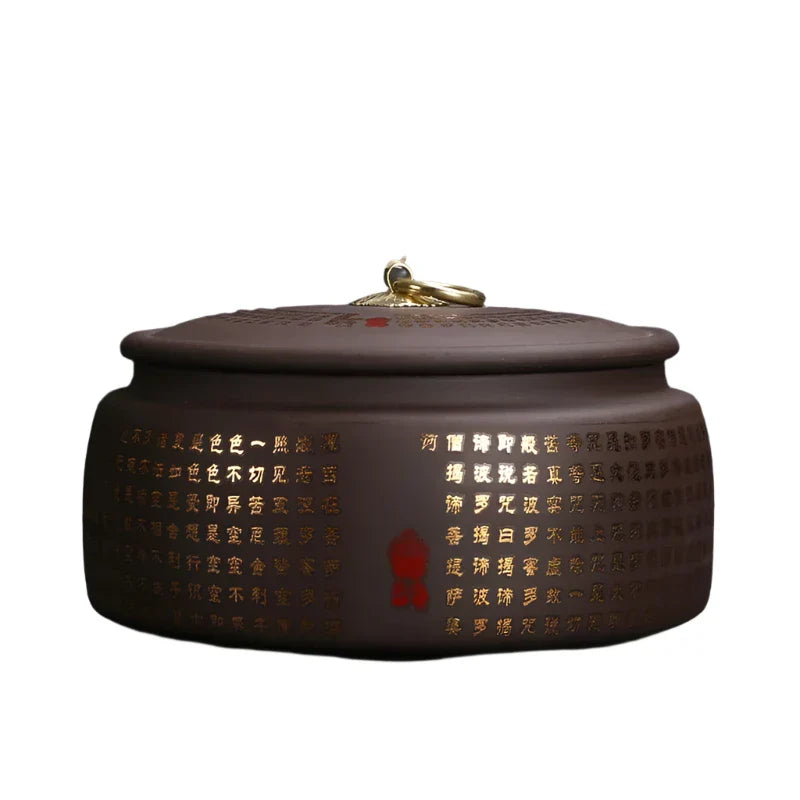 Lisslune | Premium Purple Tone Tea Storage Container for Optimal Pu'er Tea Storage