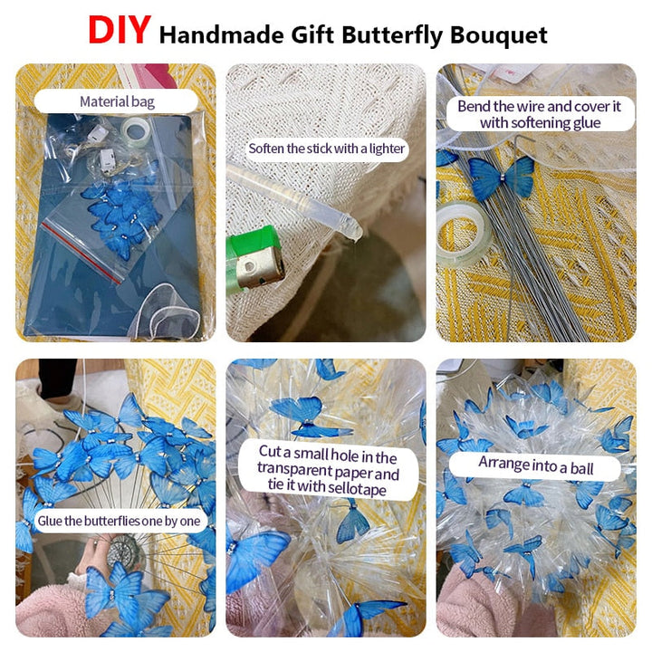 Lisslune | Diy Butterfly Bouquets