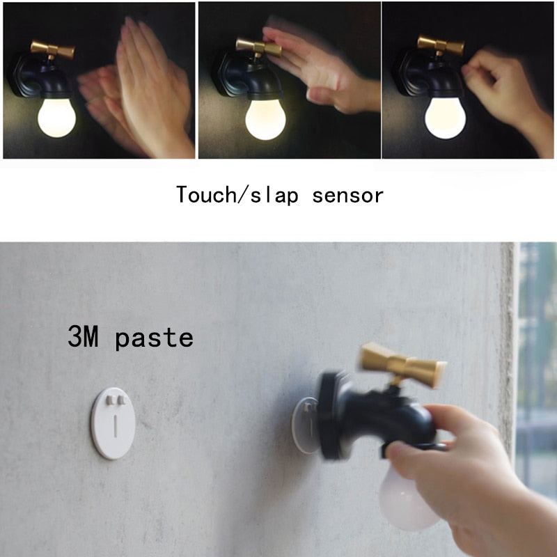 Lisslune | Creative Faucet Wall Lamp