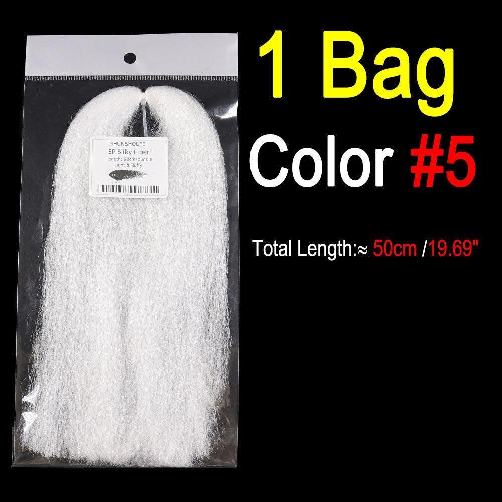 Lisslune | Vivid Synthetic Hair Fly Tying Material - High-Quality Fiber for Authentic Fly Designs