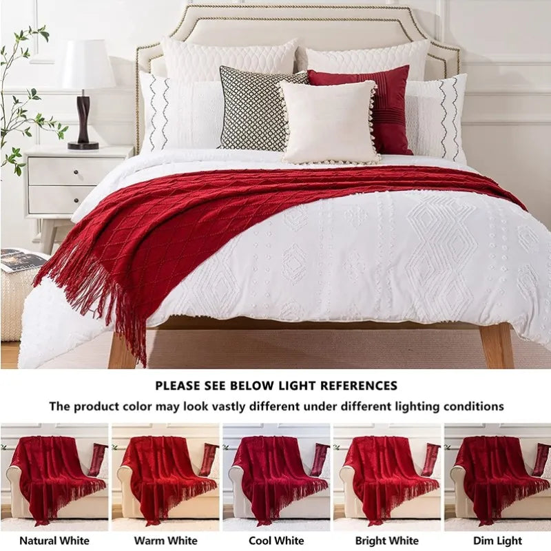 Lisslune | Diamond Fringe Blanket