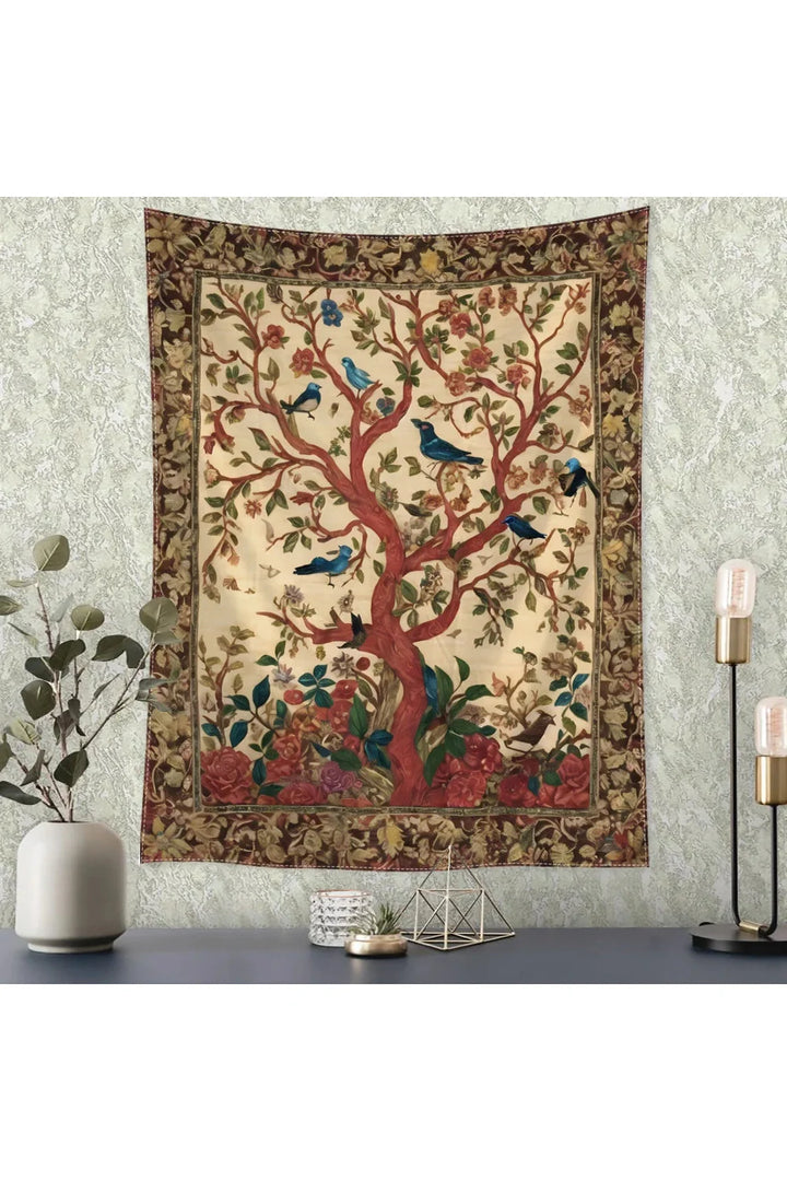 Lisslune | Forest Tree of Life Tapestry
