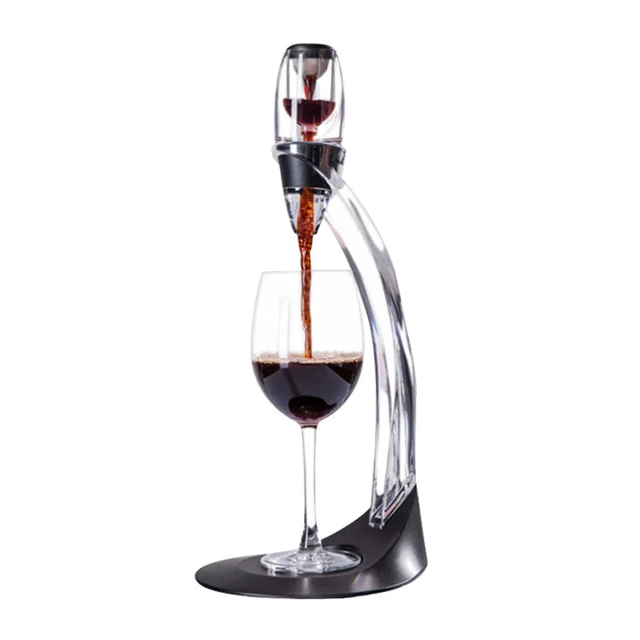 Lisslune | Wine aerator, decanter, pourer, set with filters, air purifier, stand diffuser, air aerator, sieve, aerator, wine for the dining room bar