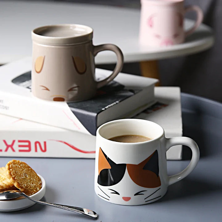 Lisslune | Yawning Cat Coffee Mug