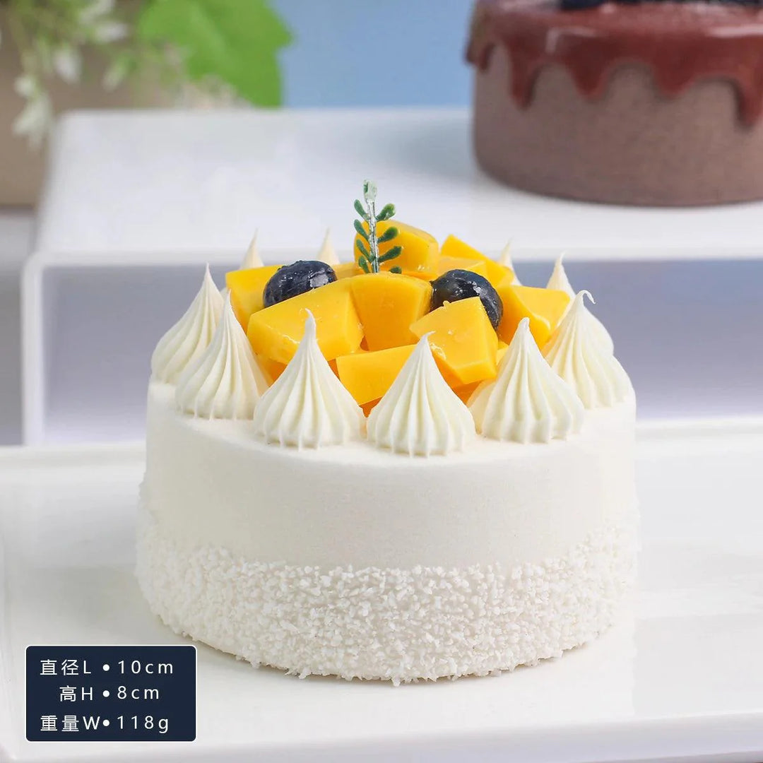 Lisslune | Realistic Synthetic Fruit Cake Model for Home Decor and Photography - 1 pc. FCYY-MIX2