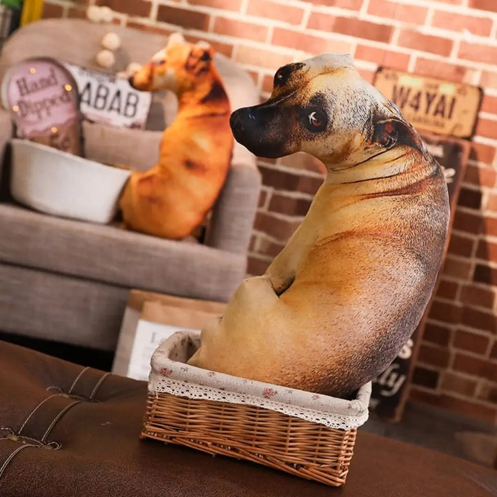 Lisslune | Realistic Dog Soft Dog Plush Pillows