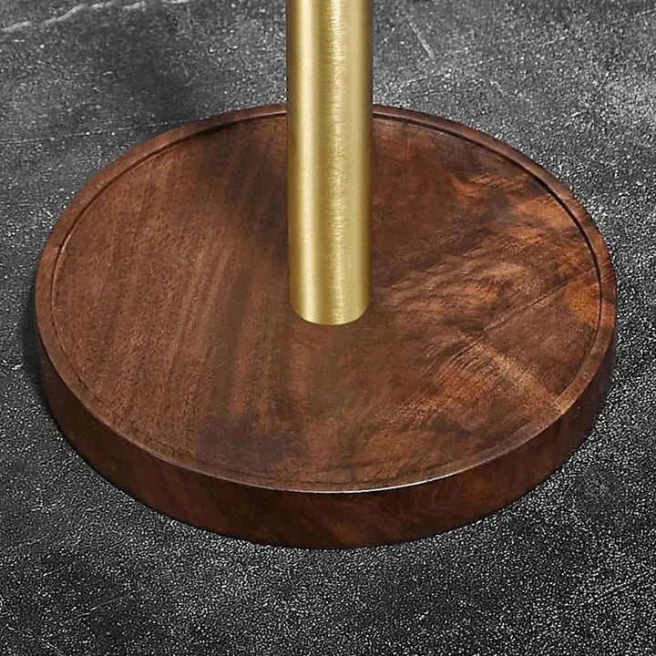 Lisslune | Walnut Wood Paper Towel Holder Stand