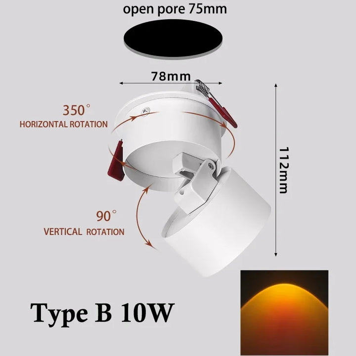 Lisslune | LED Sunset Atmosphere Wall Spotlight