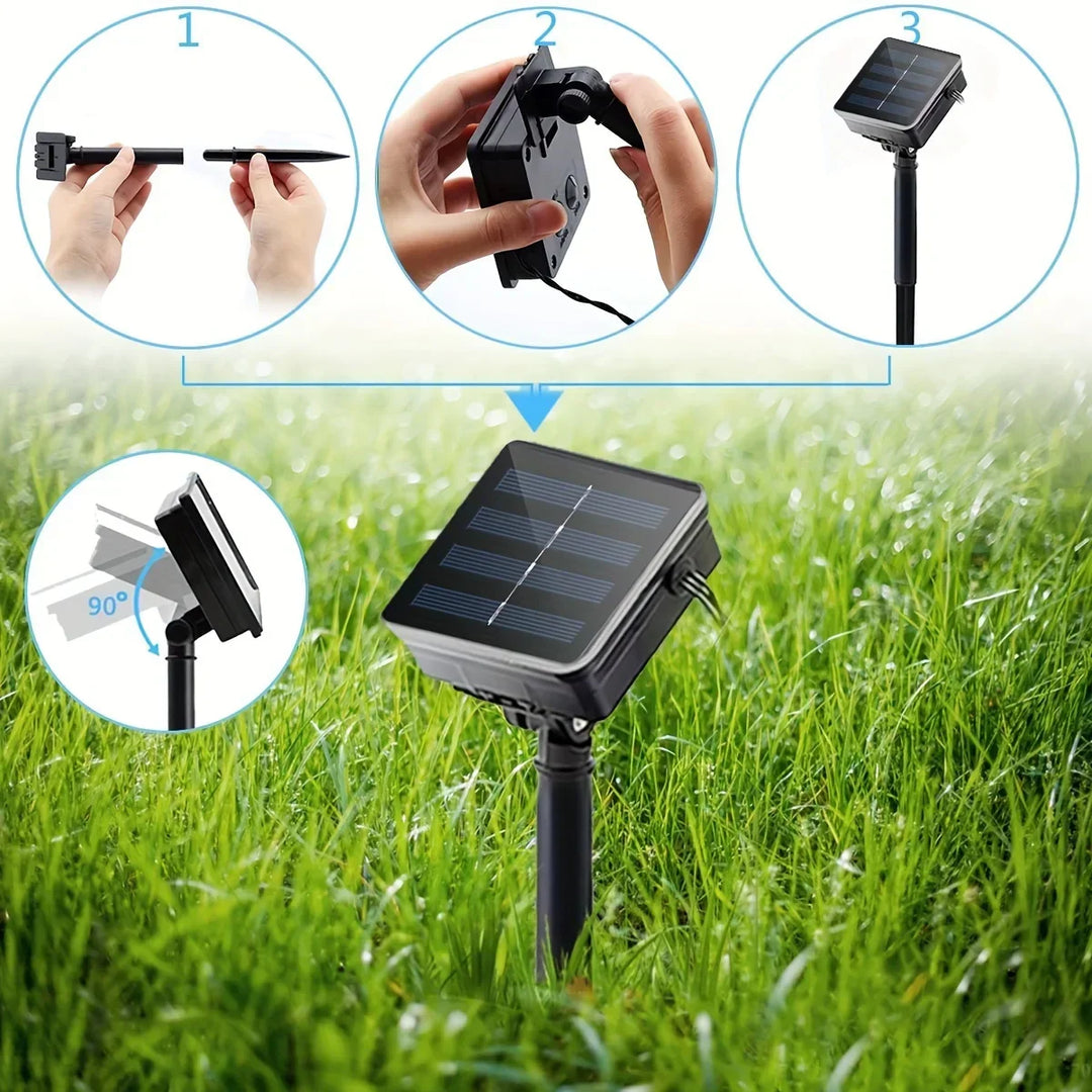 Lisslune | SolarRope | Solar-powered hemp rope light | Sustainable decorative lighting for garden & terrace