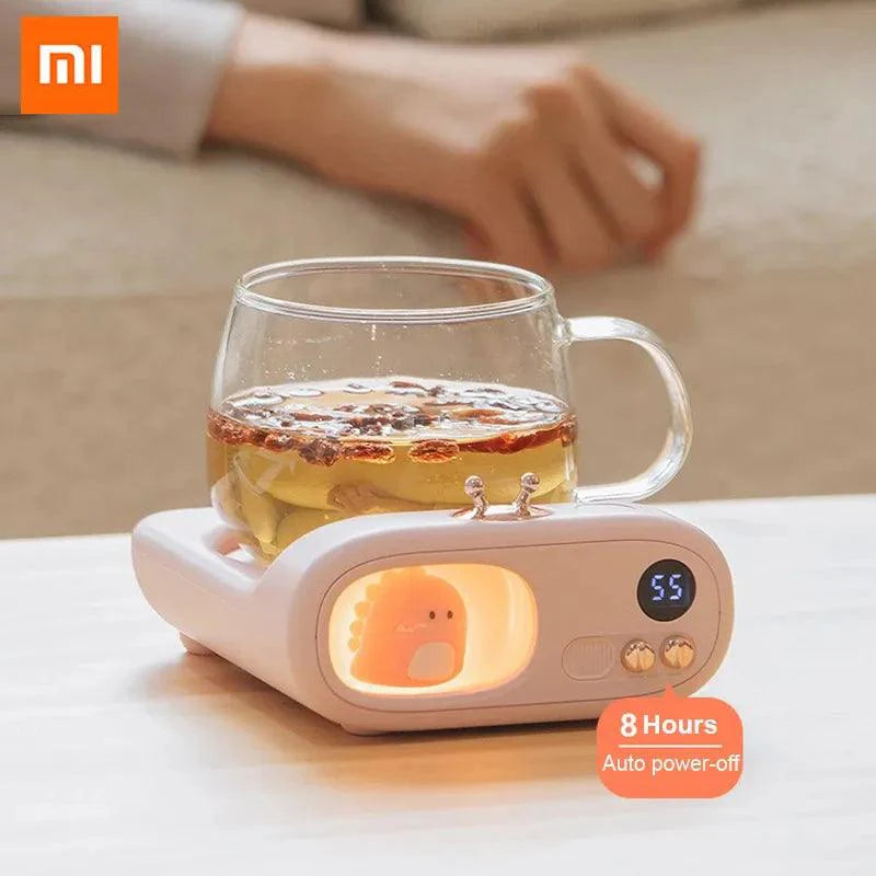 Lisslune | Electric mug warmer with LED display and adjustable heating options