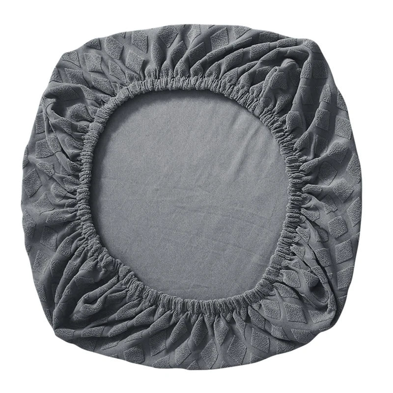 Lisslune | Spandex elastic office chair cover Jacquard seat covers pineapple mesh fleece protective cover elastic computer seat protector