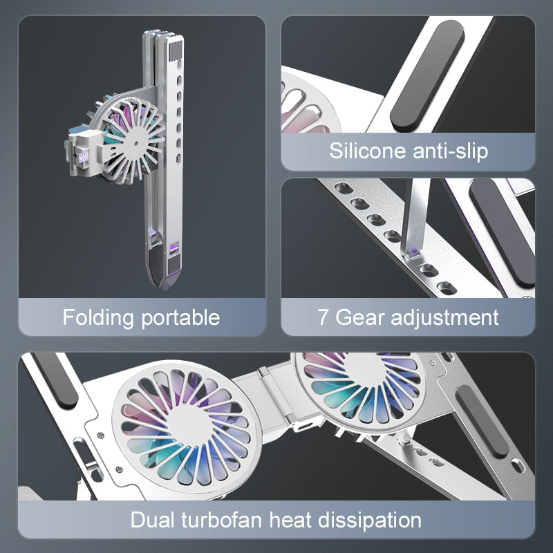 Lisslune | Cooling Fan Laptop Stand