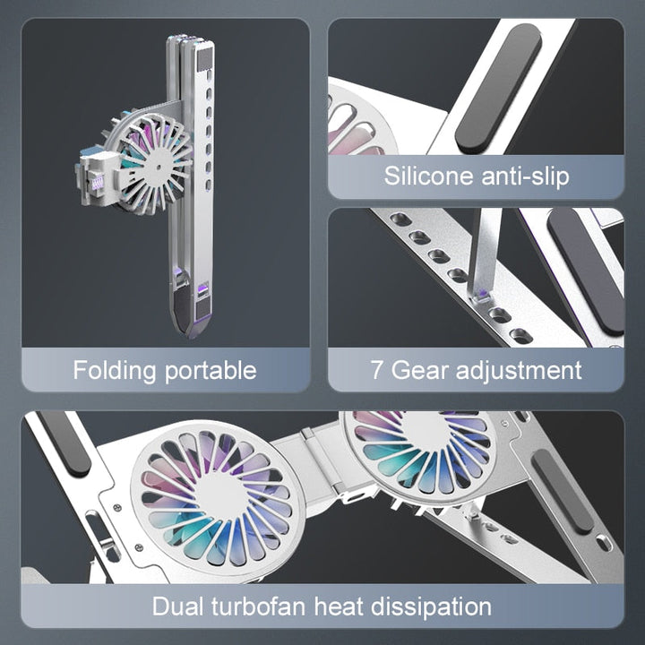 Lisslune | Cooling Fan Laptop Stand