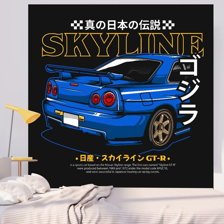 Lisslune | JDM Car Wall Tapestry